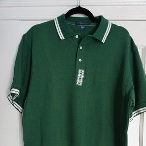 Mens Chestnut Hill Green Performance Polo